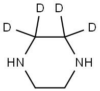 piperazine-2,2,3,3-d4 Struktur