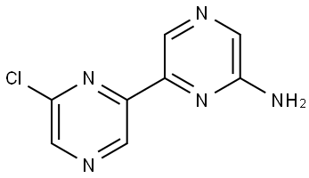 6-Chloro-6'-amino-2,2'-bipyrazine Struktur