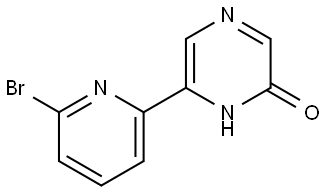 6-Hydroxy-2-(6'-bromo-2'-pyridyl)pyrazine Struktur