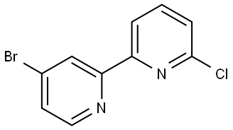 6-Chloro-4'-bromo-2,2'-bipyridine Struktur