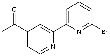 6-Bromo-4'-acetyl-2,2'-bipyridine Struktur