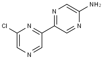 6-Chloro-5'-amino-2,2'-bipyrazine Struktur