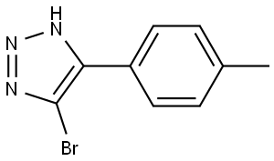 5-bromo-4-(p-tolyl)-1H-1,2,3-triazole Struktur