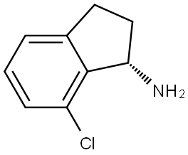 (S)-7-Chloro-2,3-dihydro-1h-inden-1-amine Struktur