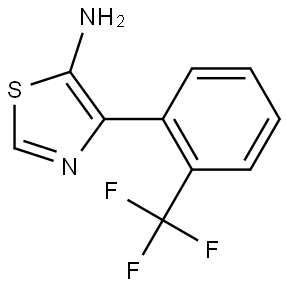 5-Amino-4-(2-trifluoromethylphenyl)thiazole Struktur