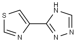 4-(4H-1,2,4-triazol-3-yl)thiazole Struktur