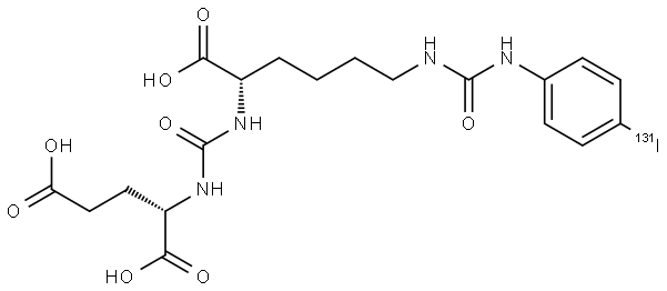 MIP-1095 I-131 Struktur