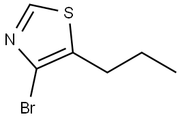 4-Bromo-5-(n-propyl)thiazole Struktur