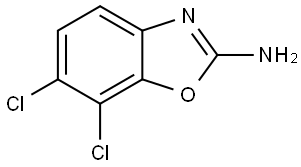 2-Benzoxazolamine, 6,7-dichloro- Struktur