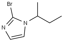 2-bromo-1-(sec-butyl)-1H-imidazole Struktur