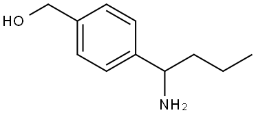 4-(1-AMINOBUTYL)PHENYL]METHANOL Struktur