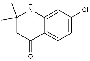 4(1H)-Quinolinone, 7-chloro-2,3-dihydro-2,2-dimethyl- Struktur