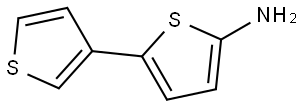 2-Amino-5-(3-thienyl)thiophene Struktur