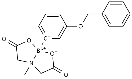 3-Benzyloxyphenylboronic  acid  MIDA  ester Struktur