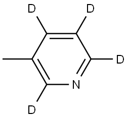 3-methylpyridine-2,4,5,6-d4 Struktur