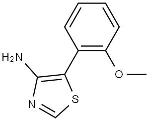 4-Amino-5-(2-methoxyphenyl)thiazole Struktur