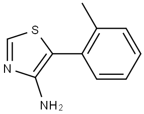 4-Amino-5-(2-tolyl)thiazole Struktur