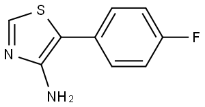 4-Amino-5-(4-fluorophenyl)thiazole Struktur