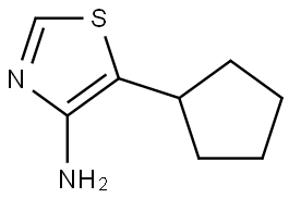 4-Amino-5-cyclopentylthiazole Struktur