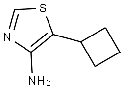 4-Amino-5-cyclobutylthiazole Struktur