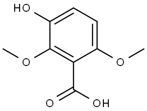 3-羥基-2,6-二甲氧基苯甲酸, 1378844-40-6, 結(jié)構(gòu)式