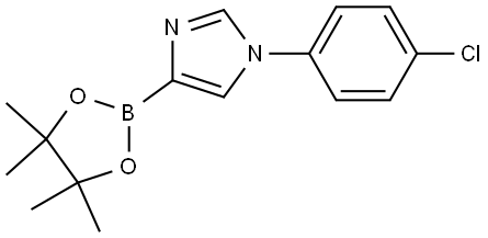 1-(4-Chlorophenyl)-1H-imidazole-4-boronic acid pinacol ester Struktur