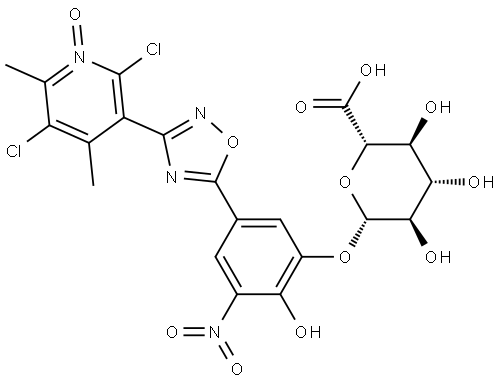 Opicapone 3-O-glucuronide Struktur