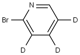 2-bromopyridine-3,4,5-d3 Struktur