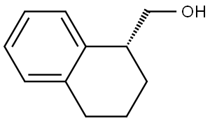 1-Naphthalenemethanol, 1,2,3,4-tetrahydro-, (1R)- Struktur