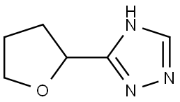 3-(tetrahydrofuran-2-yl)-4H-1,2,4-triazole Struktur