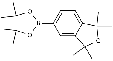 Isobenzofuran, 1,3-dihydro-1,1,3,3-tetramethyl-5-(4,4,5,5-tetramethyl-1,3,2-dioxaborolan-2-yl)- Struktur