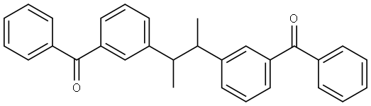 Methanone, [(1,2-dimethyl-1,2-ethanediyl)di-3,1-phenylene]bis[phenyl- (9CI) Struktur