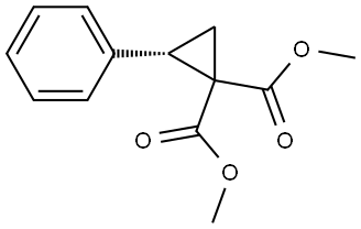 1,1-Cyclopropanedicarboxylic acid, 2-phenyl-, 1,1-dimethyl ester, (2S)-