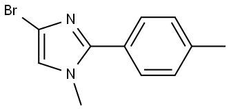 4-bromo-1-methyl-2-(p-tolyl)-1H-imidazole Struktur