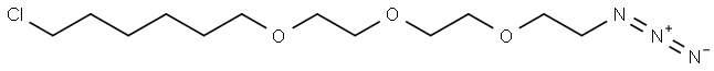 Azido-PEG3-C6-Cl Struktur