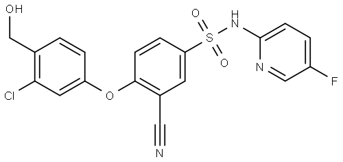 URAT1 inhibitor 8 Struktur