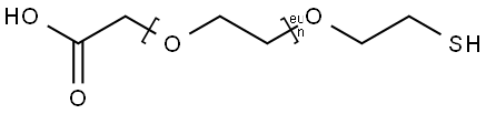 Thiol-PEG-acid Struktur