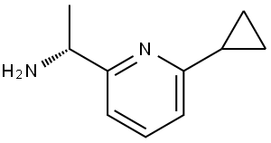 (R)-1-(6-cyclopropylpyridin-2-yl)ethanamine Struktur