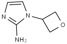 1-(oxetan-3-yl)-1H-imidazol-2-amine Struktur