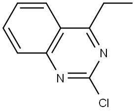 2-chloro-4-ethylquinazoline Struktur