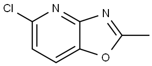 5-Chloro-2-methyl-oxazolo[4,5-b]pyridine Struktur