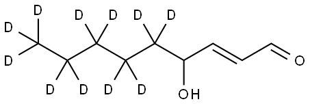 4-Hydroxy-2-Nonenal-d11 Struktur