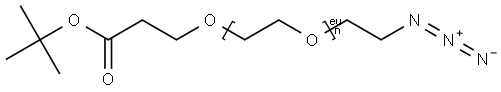 Azido-PEG12-t-butyl ester Struktur