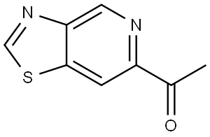 Ethanone, 1-thiazolo[4,5-c]pyridin-6-yl- Struktur