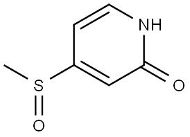 4-methylsulfinyl-1H-pyridin-2-one Structure