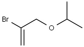 2-bromo-3-isopropoxyprop-1-ene Struktur