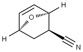 (1S,2R,4S)-7-oxa-bicyclo[2.2.1]hept-5-ene-2-carbonitrile Struktur