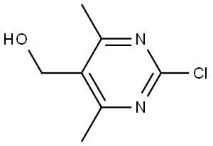 (2-chloro-4,6-dimethylpyrimidin-5-yl)methanol Struktur