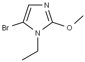 5-bromo-1-ethyl-2-methoxy-1H-imidazole Struktur