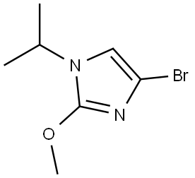 4-bromo-1-isopropyl-2-methoxy-1H-imidazole Struktur